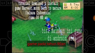 harvest moon back to nature (bahasa indonesia) cuma 30 mb