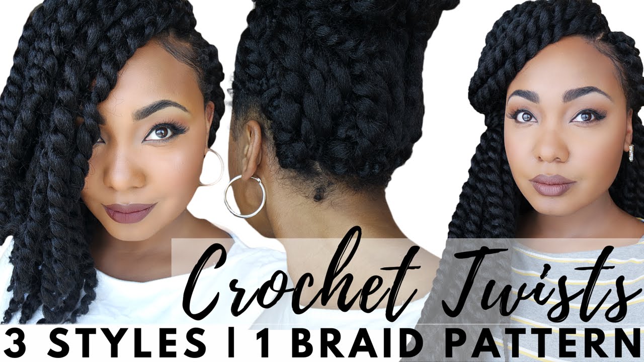 Senegalese Crochet Twists Easy Braid Pattern For Natural Versatile Protective Styling