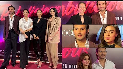 Lead cast of Babylicious Shahroz Sabzwari & Syra Yousuf Together At Premiere Night #babylicious