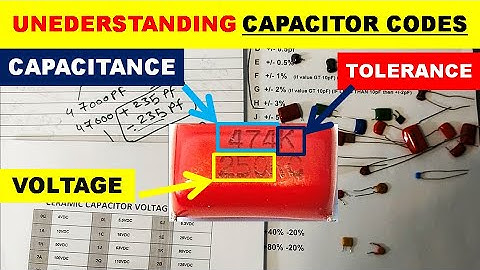 {618} How To Read pf Ceramic Capacitor Value From Code, Voltage, Capacitance, Tolerance