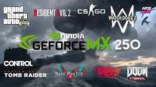 Nvidia Geforce MX250 Gaming Test || 16GB RAM || 2020