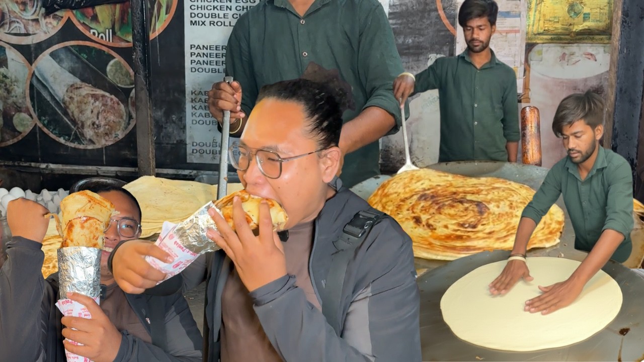 GILA EMANG CHALLENGE ORANG INDIA BIKIN KEBAB SUPER BESAR‼️WARLOK PADA GELENG2 KEPALA KAGET LIATIN ‼️