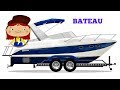 Dessin animé pour enfants. Dr McWheelie  répare un bateau