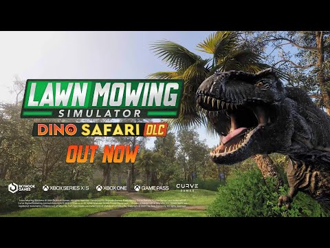 The Lawn Mowing Simulator – Dino Safari DLC – Out Now on Xbox!