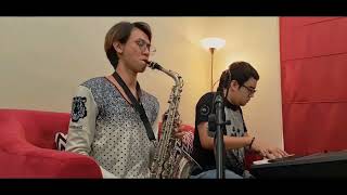 Janji Suci - Yovie \u0026 Nuno Cover Saxophone feat. Ilham \u0026 Ilsya