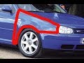 How to remove front wing fender VW Golf Mk4 Jetta Bora in 7 steps