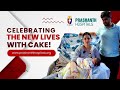 Fertility Patient Testimonial | Celebrating the New Lives with cake | Prashanth Hospitals