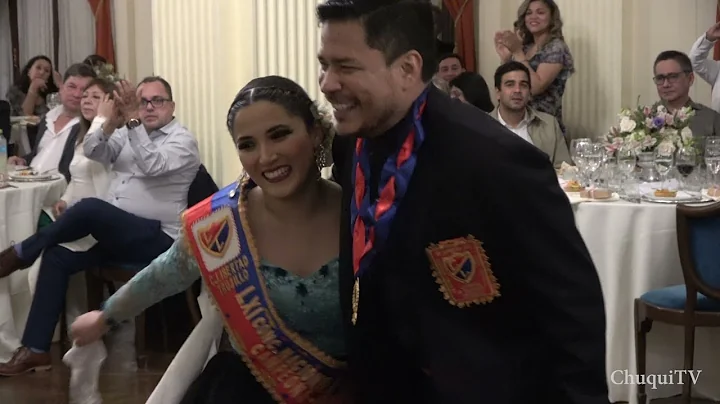 Cena Interacademias 2021. Yanira Gonzales y Miguel...