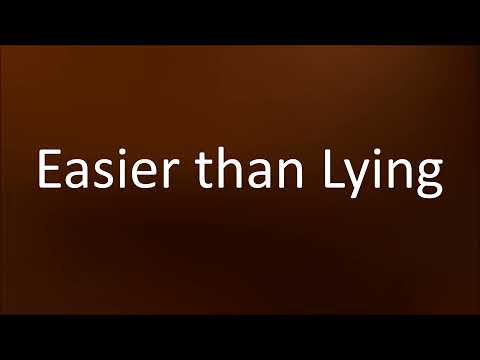 Halsey - Easier than Lying [Lyrics]