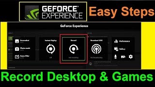 How to record with GeForce experience - [ Nvidia ] GeForce experience screen recorder screenshot 3