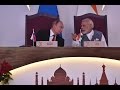 PM Modi & President Putin at Joint Press Statement during India-Russia Annual Summit in Goa, India