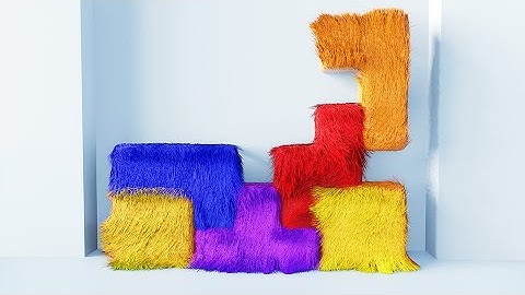 Softbody Tetris: Hair/Fur (SATISFYING)