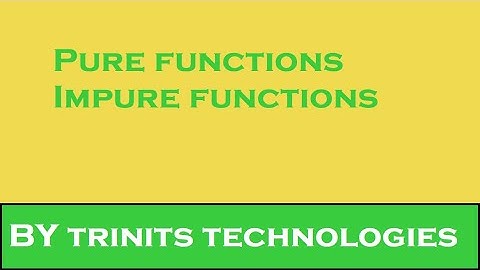 Part 38 JavaScript Tutorial | Pure  functions | Impure functions | global variables
