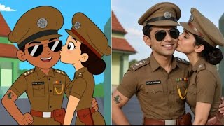 Little Singham Ka Real Life Part-3 || Little Singham All Cartoon Vs Real Life  screenshot 1