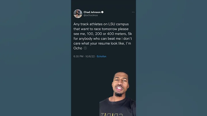 Why Ochocinco might race LSU's top sprinters