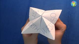 Cách chơi trò ĐÔNG TÂY NAM BẮC|Xếp giấy Origami