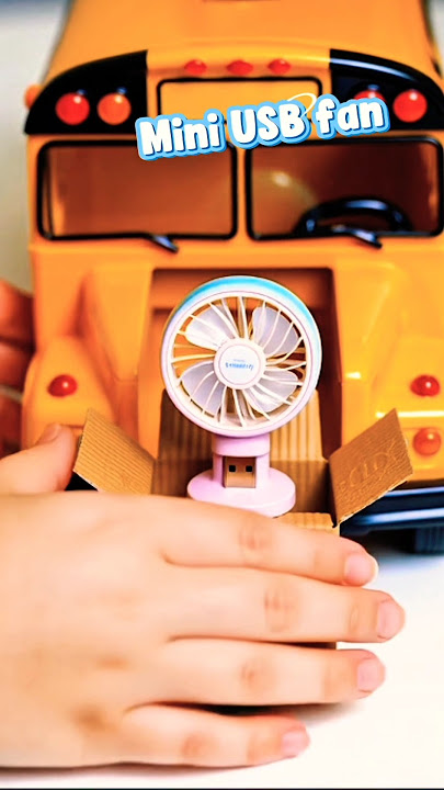 wow😯 cocomelon wheels on the bus take coins 💰🪙= Mini USB fan