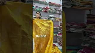 🙏 jari border printed Banarasi design #saree #shortvideo #sareekuchh #indianhandlooms #trending ,👍