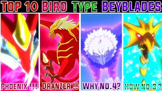 Top 10 Bird Type Beyblades In Beyblade All Series Beyblade Og Metal Burst Afs