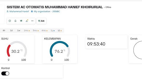 Sistem Ac Otomatis Basis Blynk IoT, Esp32
