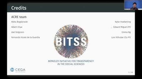 Accelerating Computational Reproducibility in Economics | 2021 BITSS Annual Meeting