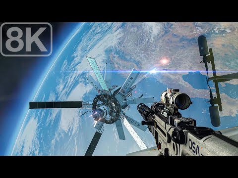 OODIN Space Station Under Siege - Call of Duty Ghosts - 8K