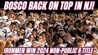 Don Bosco 13 Seton Hall Prep 8 | Non Public A Final | Ironmen Win Third State Title!