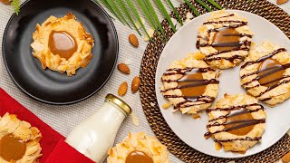 How To Bake SALTED CARAMEL COCONUT THUMBPRINT COOKIES | Recipes.net