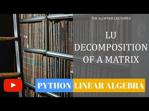 LU decomposition of