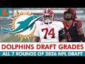 Miami Dolphins Draft Grades: All 7 Rounds From 2026 NFL Draft Ft. Kadyn Proctor &amp; Chris Johnson