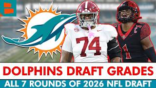 Miami Dolphins Draft Grades: All 7 Rounds From 2026 NFL Draft Ft. Kadyn Proctor & Chris Johnson