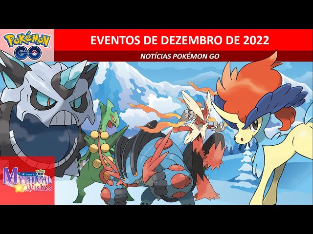 Todos eventos do mês de dezembro de 2022 no Pokémon GO