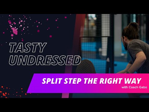 Split step technique: body weight and recovery