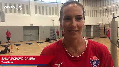 Sanja Popovi-Gamma s Jennifer Nogueras a Vasasban