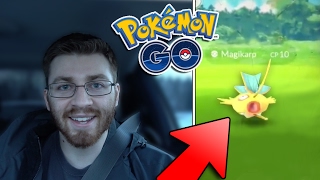 SHINY MAGIKARP GLITCHED?! Pokemon GO + Cops Again..!