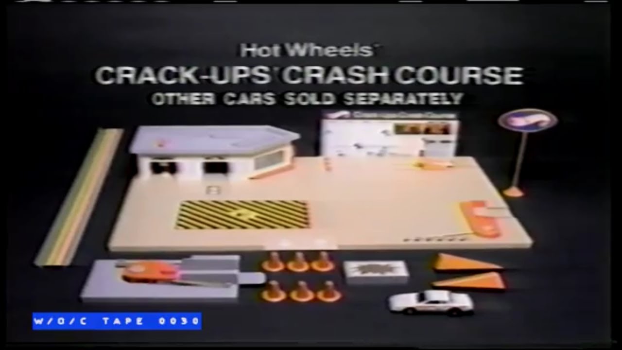 Hot Wheels Crack-Ups commercial (1985) 