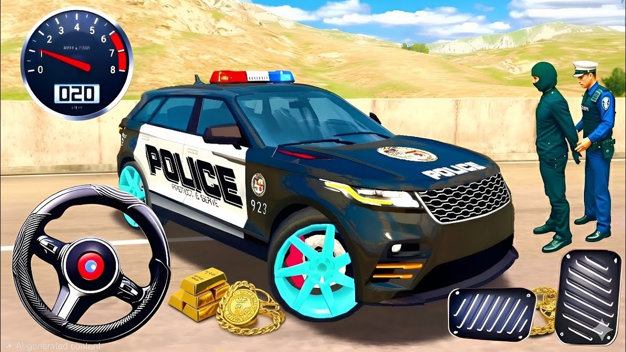 محاكي ألقياده سيارات شرطة العاب سيارات Police Simulator - #pskgaming  #العاب_سيارات #gaming