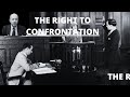 This video discusses the constitutional right to witness confrontation.