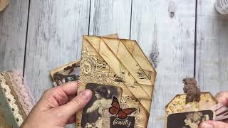 Junk Journaling Pockets and Tucks Galore.... and I *Might* Finish a Journal! 😉