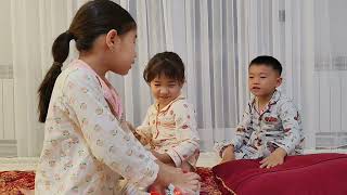картинка: Райкоштің тісі ауырып,  уйге дәрігерді 👳🏻‍♀️