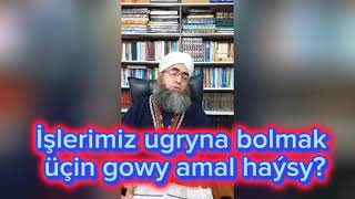 İşleriň ugryna bolmak üçin gowy amal haýsy? Amanullah ahun