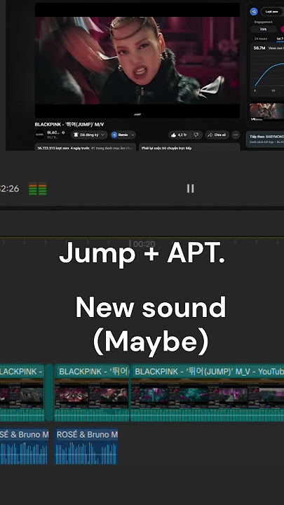 JUMP (BLACKPINK)   APT (Rosé - Bruno Mars) #music #viral  #remix #kpop #blackpink #jump #apt #rose