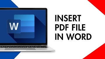 How to Insert PDF File in Word 2025