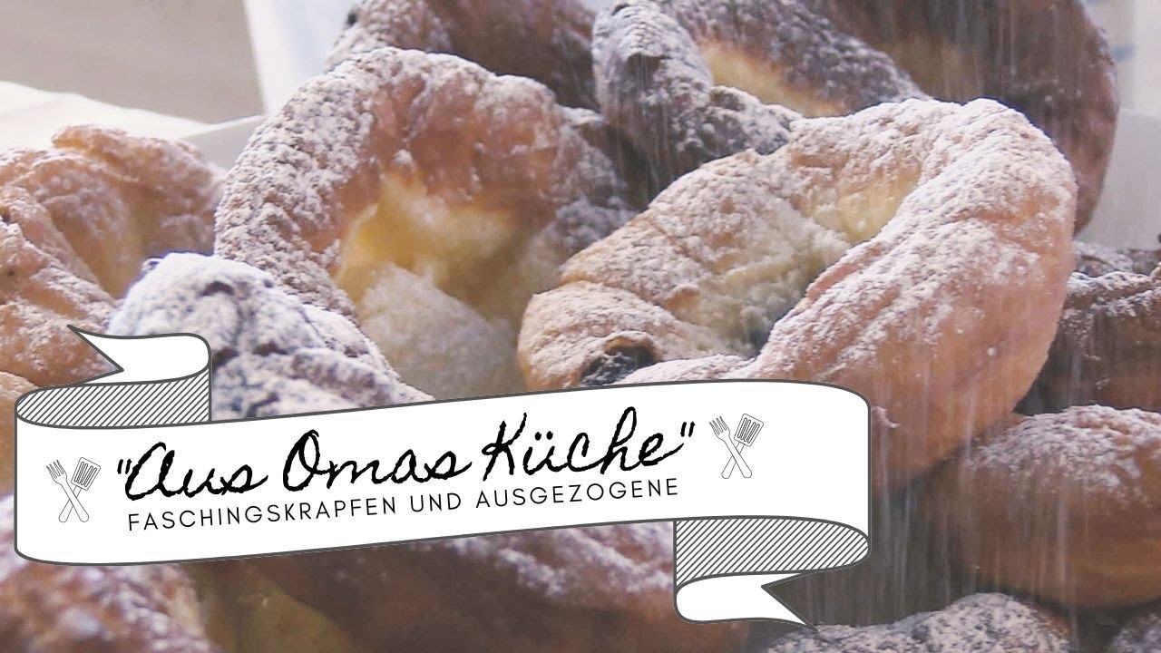 Aus Omas Küche: So backen Sie Faschingskrapfen und Ausgezogene - YouTube