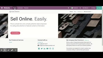 How to Add Menu and How to Set URL in Odoo Website
