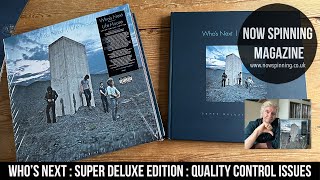 Who&#39;s Next : Super Deluxe Edition 2023 :  Quality Control Issues - Is Your Copy Affected?