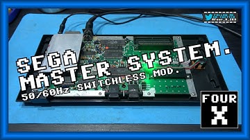 SEGA Master System - 50/60Hz Switchless Mod.