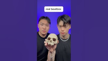 Fake beatbox vs real beatbox #beatbox #tiktok