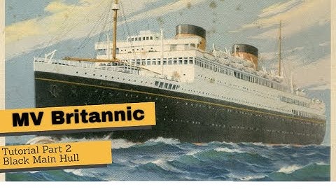 Minecraft MV Britannic tutorial part 2 (Black Main Hull)