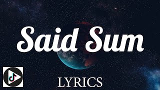 Moneybagg Yo - Said Sum (Lyrics)